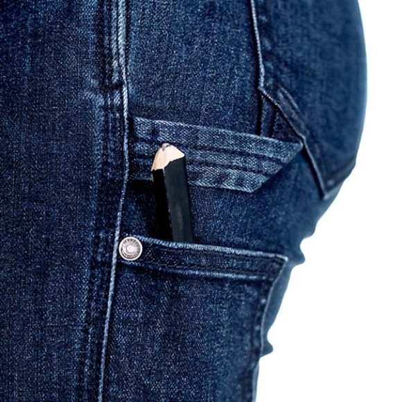 NWOT Ridgecut Women's Slim Fit Mid-Rise Flex Work Jeans Dark Wash 4 - Picture 6 of 6